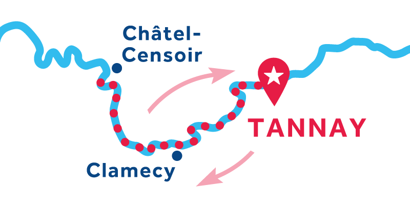 Tannay RETURN via Châtel Censoir