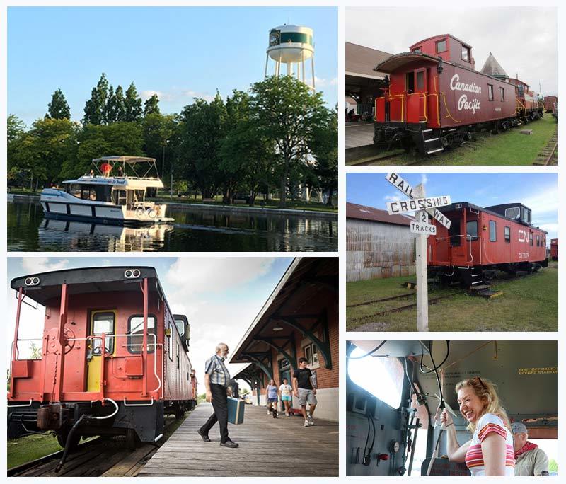 Spend the night on a caboose at the Railway Museum of Eastern Ontario in Smiths Falls